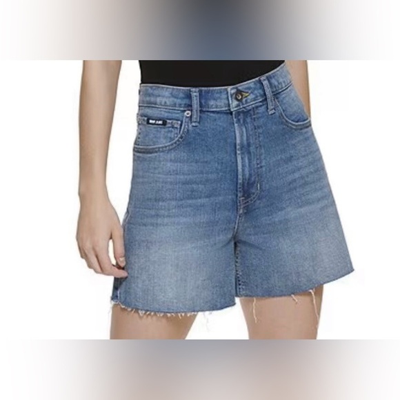 DKNY Jeans Blue Jean Shorts High-Waisted size 30 - Picture 1 of 10